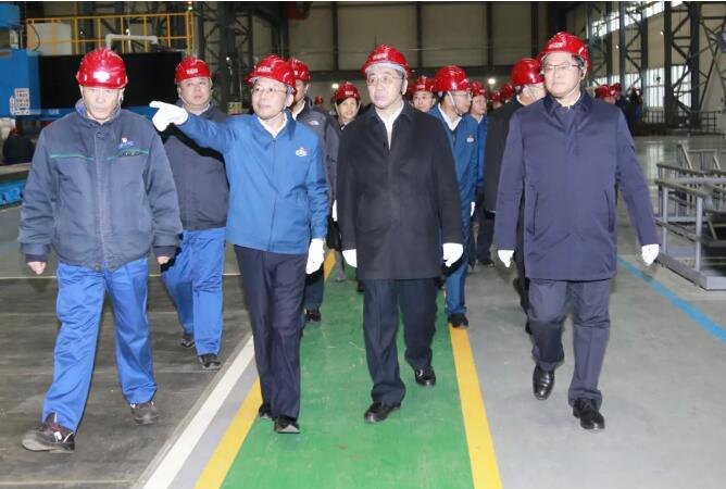 雷凡培、楊金成到渤船集團(tuán)調(diào)研